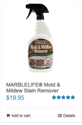 Mold and mildew stain remover