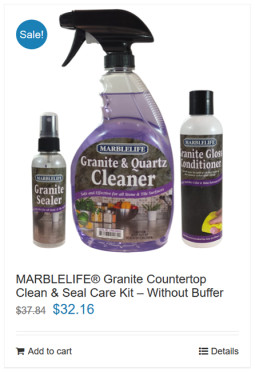 Granite Countertop Cleaning Kit