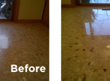 Marble Floor Polishing Before And After